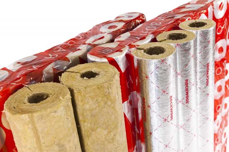 Цилиндры навивные кашированные фольгой Роквул 100 100х205