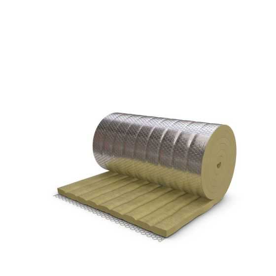 Прошивной мат Paroc Wired Mat 80 AluCoat 90х600х3000
